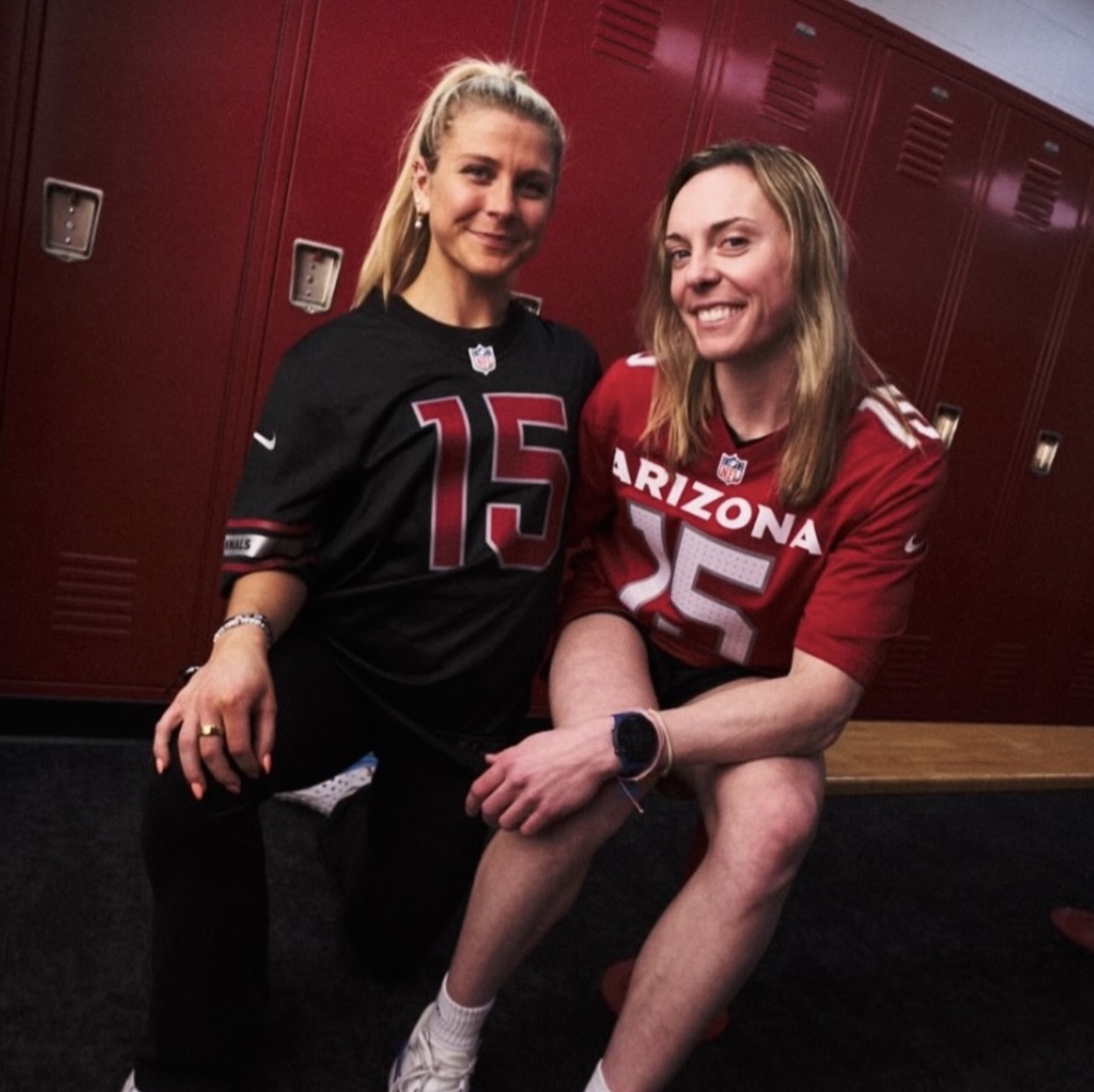 Morgan Schulz and Katherine Fahsbender competing in HYROX Elite 15 Doubles at the HYROX Americas Championships in Washington D.C.