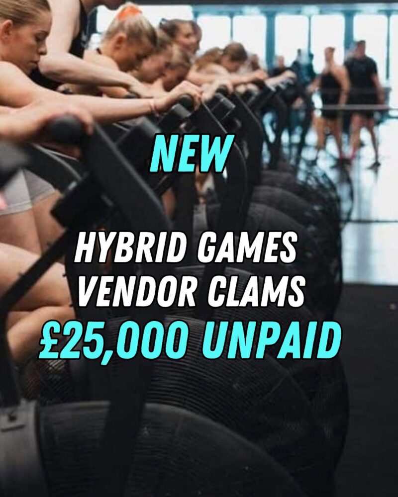 New vendor claim alleges Hybrid Games owes £25,000 for flooring supplied to 2025 events