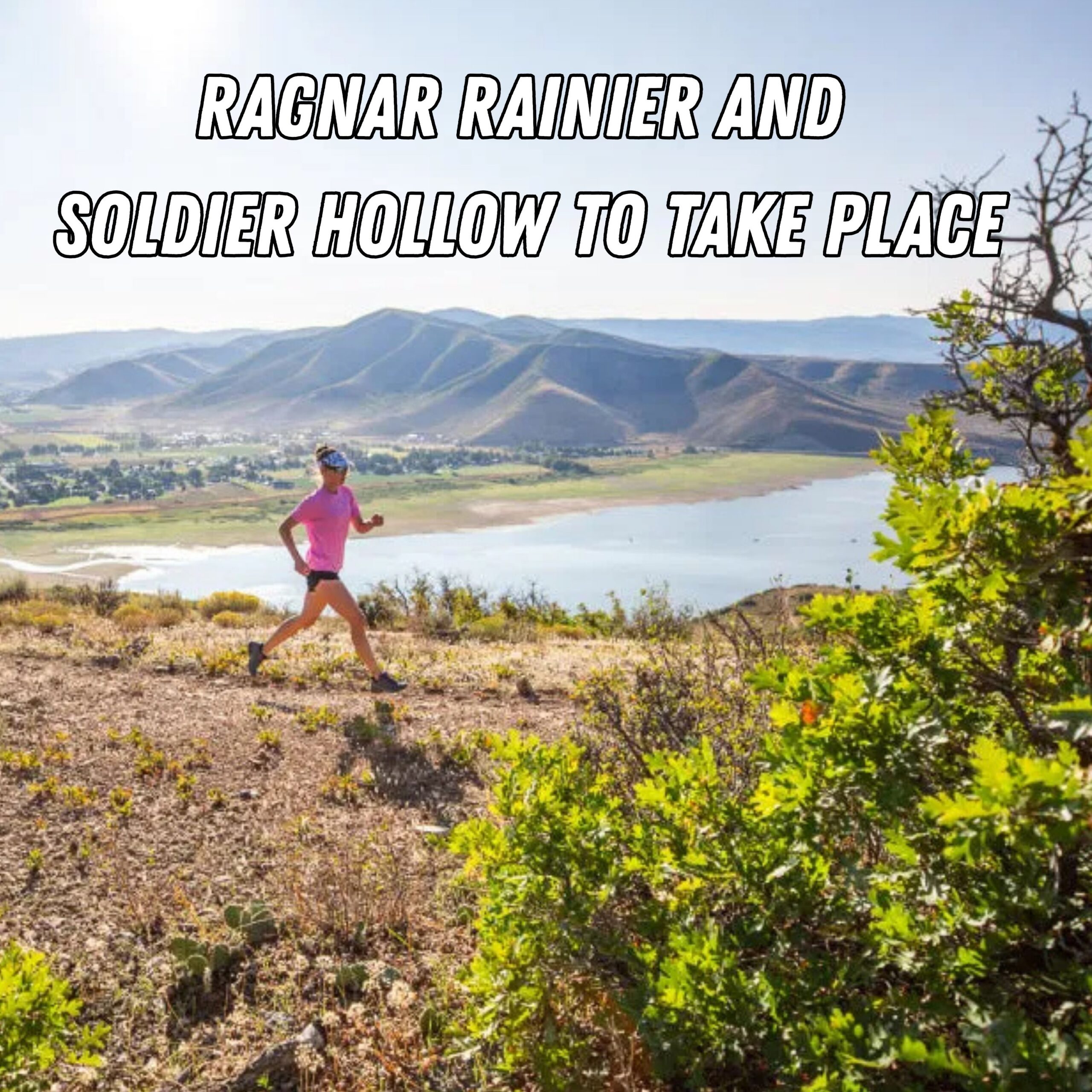 Runner on a mountain trail representing Ragnar Trail Rainier and Ragnar Trail Soldier Hollow, which Tanner Bell says will move forward in August.