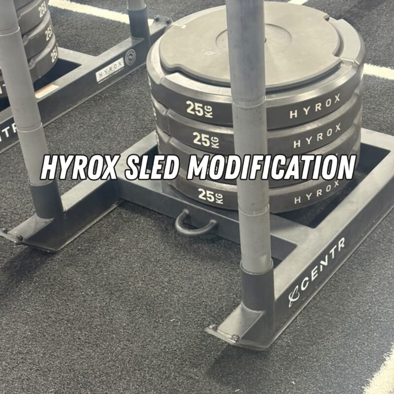 HYROX Sled Modification With Replaceable Runners